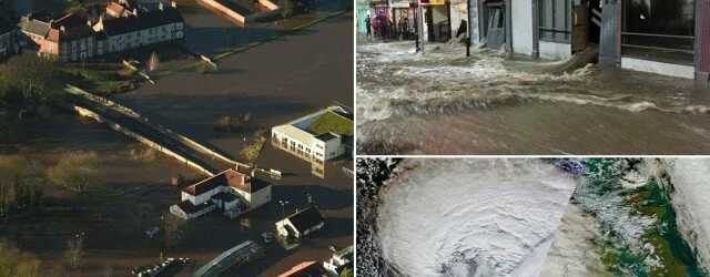Storm Frank flooded britain UK