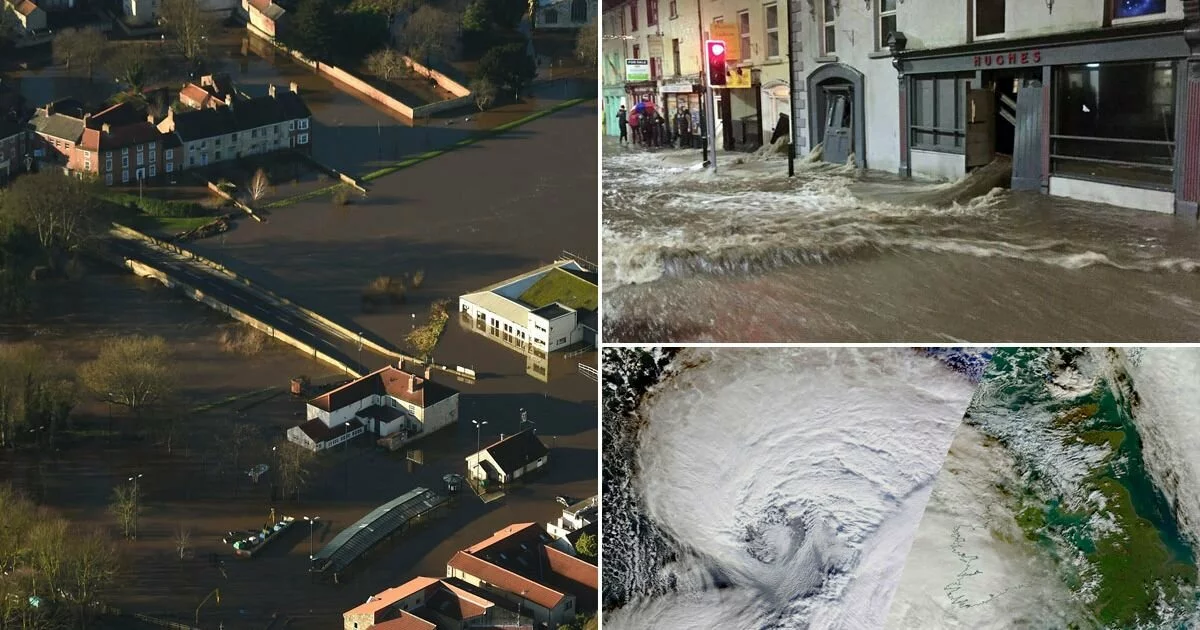 Storm Frank flooded britain UK