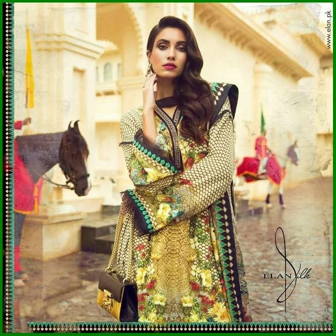 Elan Silk Modern Dresses Eid Collection 2016 (7)