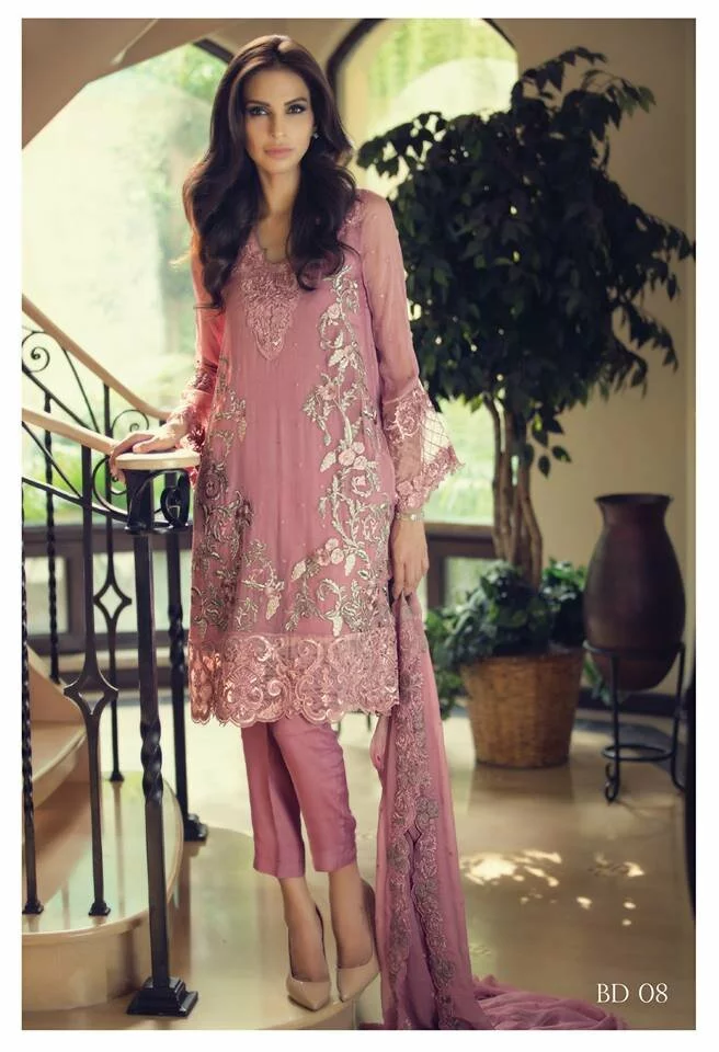 Maria B Mbroidered Chiffon Eid ul Azha Collection (12)