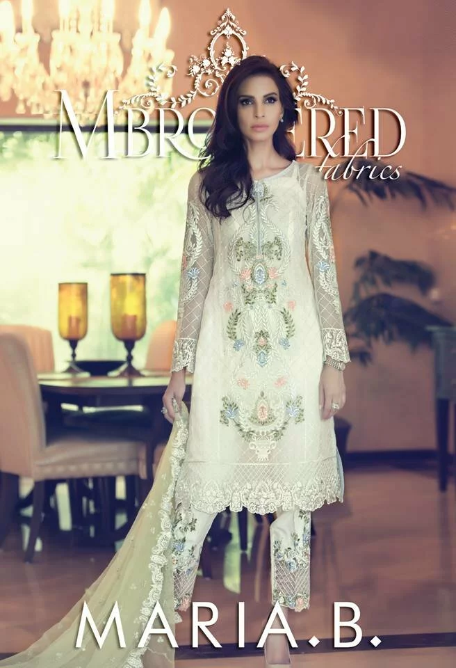 Maria B Mbroidered Chiffon Eid ul Azha Collection (14)