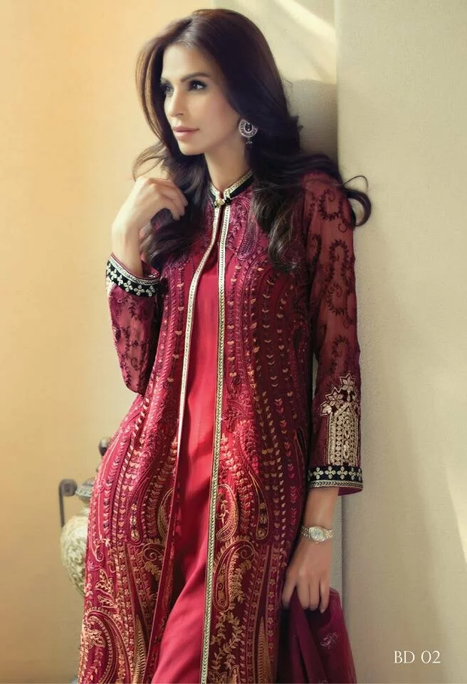 Maria B Mbroidered Chiffon Eid ul Azha Collection (15)
