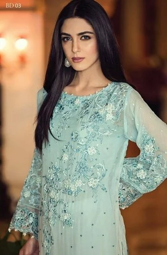 Maria B Mbroidered Chiffon Eid ul Azha Collection (16)