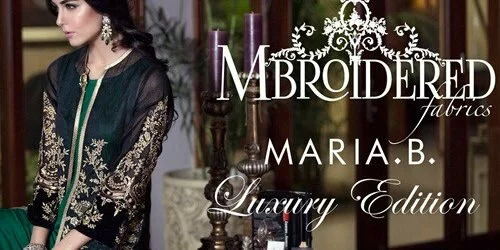 Maria B Mbroidered Eid Ul Azha Dresses Collection 2016