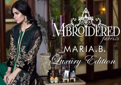 Maria B Mbroidered Eid Ul Azha Dresses Collection 2016