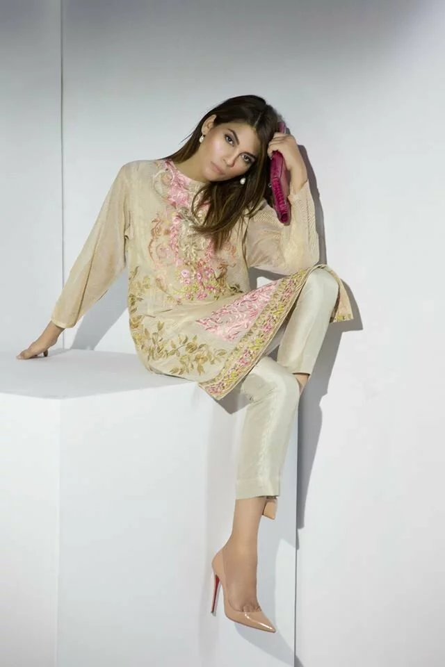 Sana Safinaz Fully Embroidered Shirt With Pants