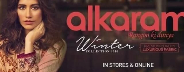 Alkaram Winter Dresses Collection 2016-2017 for Girls